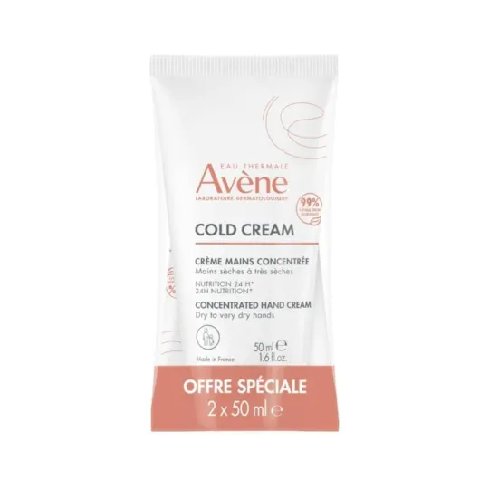 Avène Cold Cream Crème Mains 2x50 ml Avène Cold Cream Crème Mains 2x50 ml