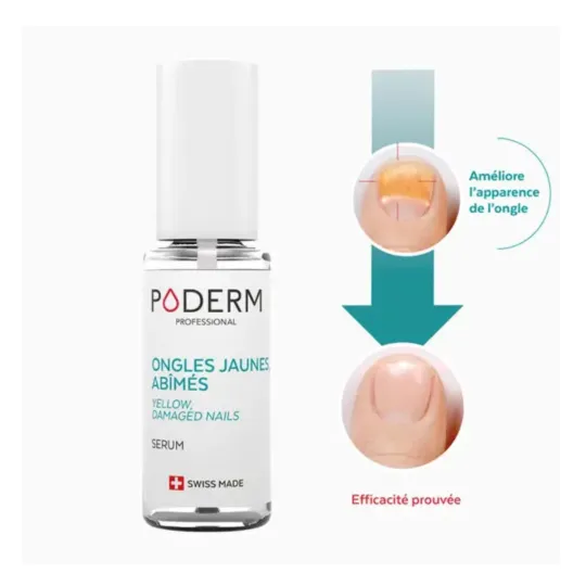 Poderm Sérum Ongles Jaunes Abîmés 8ml Poderm Sérum Ongles Jaunes Abîmés 8ml
