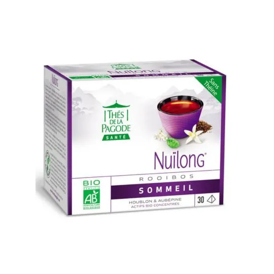 Thés de la Pagode Nuïlong bio 30 sachets Thés de la Pagode Nuïlong bio 30 sachets
