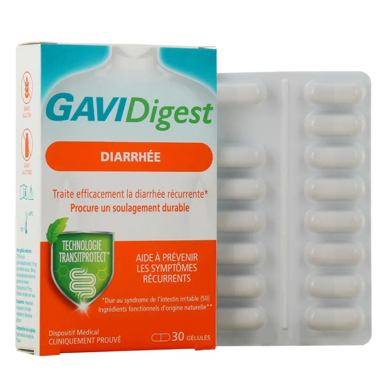 Gavidigest Diarrhée 30 Gélules Gavidigest Diarrhée 30 Gélules