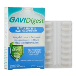 Gavidigest Flatulences & Ballonnements 15 Gélules
