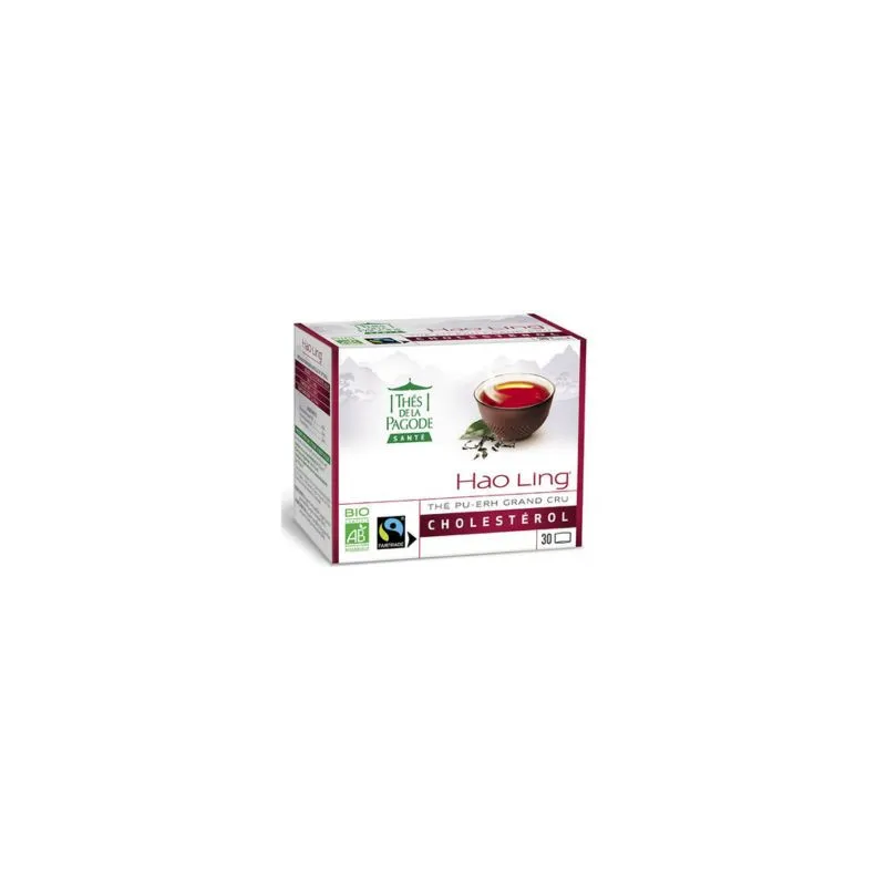 Thés de la Pagode Hao Ling Cholestérol bio 30 sachets Thés de la Pagode Hao Ling Cholestérol bio 30 sachets