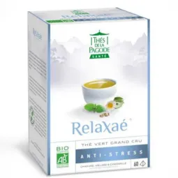 Thés de la Pagode Relaxaé Anti-stress Bio 60 sachets