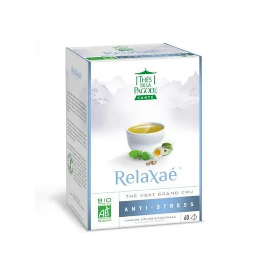 Thés de la Pagode Relaxaé Anti-stress Bio 60 sachets Thés de la Pagode Relaxaé Anti-stress Bio 60 sachets
