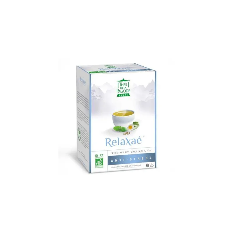 Thés de la Pagode Relaxaé Anti-stress Bio 60 sachets Thés de la Pagode Relaxaé Anti-stress Bio 60 sachets