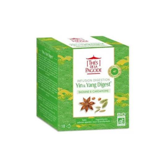 Thés de la Pagode Yin et Yang Digest Bio 18 sachets