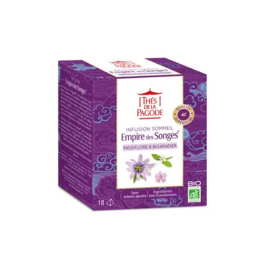 Thés de la Pagode Empire des Songes Bio 18 sachets Thés de la Pagode Empire des Songes Bio 18 sachets