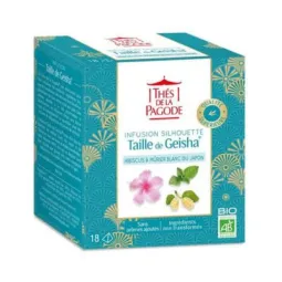 thés de la pagode taille de geisha bio 18 sachets