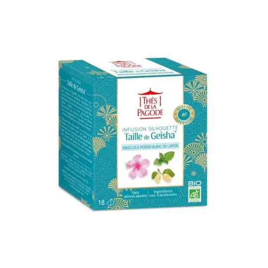 thés de la pagode taille de geisha bio 18 sachets thés de la pagode taille de geisha bio 18 sachets