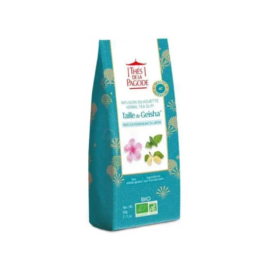 Thés de la Pagode Infusion Taille de Geisha Bio 60g Thés de la Pagode Infusion Taille de Geisha Bio 60g