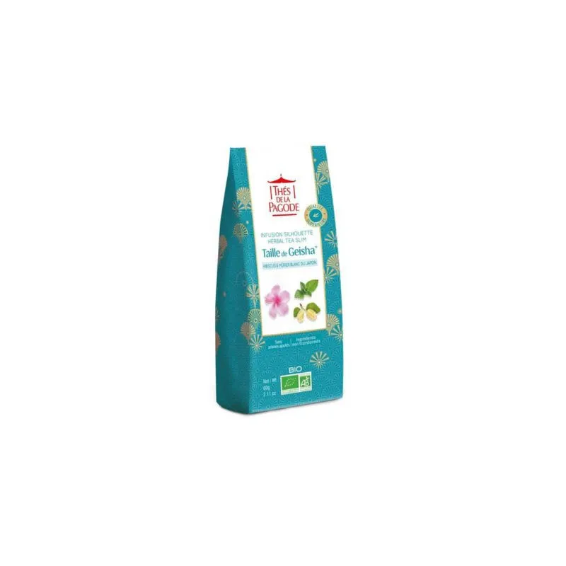 Thés de la Pagode Infusion Taille de Geisha Bio 60g Thés de la Pagode Infusion Taille de Geisha Bio 60g