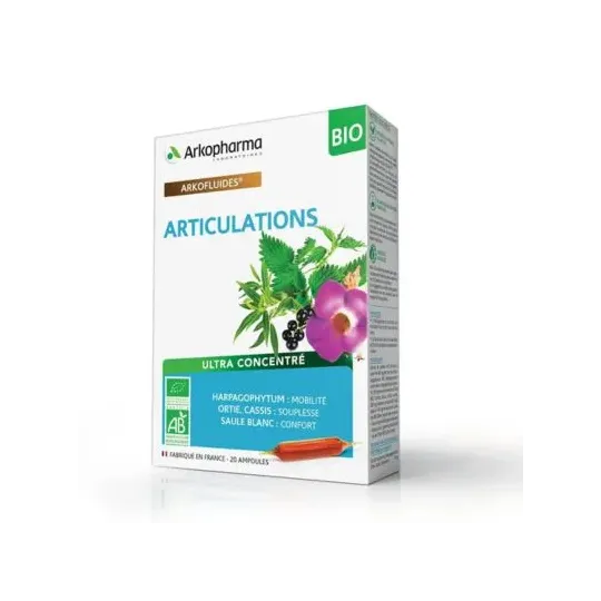 Arkofluides Articulations Bio 20 ampoules Arkofluides Articulations Bio 20 ampoules