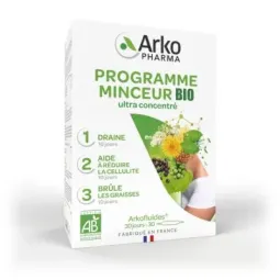 Arkofluides Programme Minceur Bio 30 ampoules