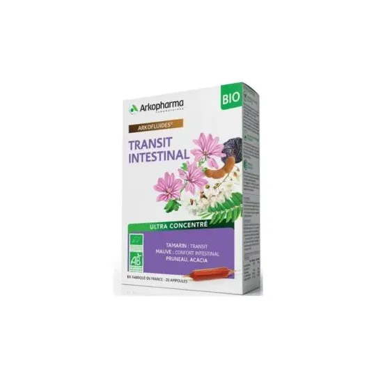 Arkofluides Transit Intestinal Bio 20 ampoules Arkofluides Transit Intestinal Bio 20 ampoules