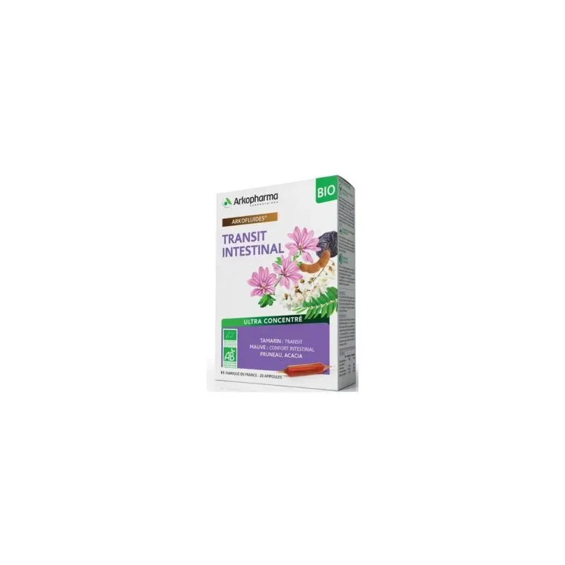 Arkofluides Transit Intestinal Bio 20 ampoules Arkofluides Transit Intestinal Bio 20 ampoules