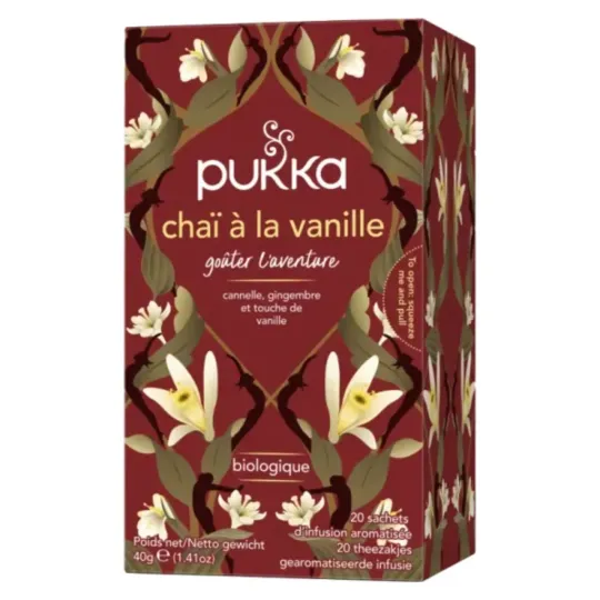 Pukka Chaï Vanille Bio 20 Sachets