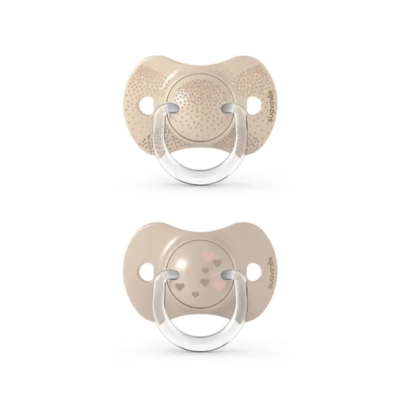 Suavinex 2 Sucettes Symétriques SX Pro 0-6 mois-Joy doré Suavinex 2 Sucettes Symétriques SX Pro 0-6 mois-Joy doré