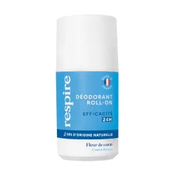 Respire Déodorant Roll-on Fleur de Coton Vegan 50ml