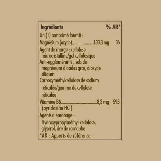 Solgar Magnésium et Vitamine B6 100 Comprimés