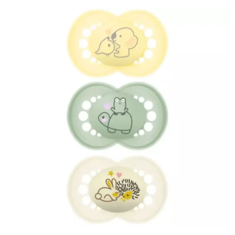 Mam Original 2 Sucettes Jour + 1 Sucette Nuit Amis 18 mois