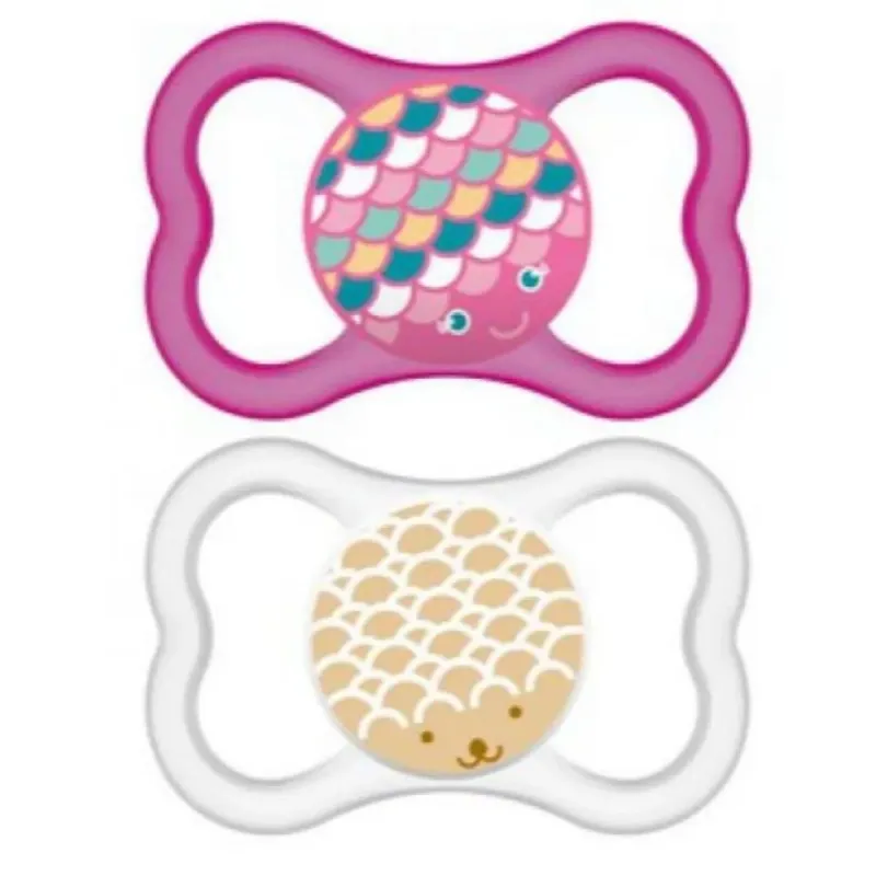 Mam Sucettes Air Silicone +6 mois Rose