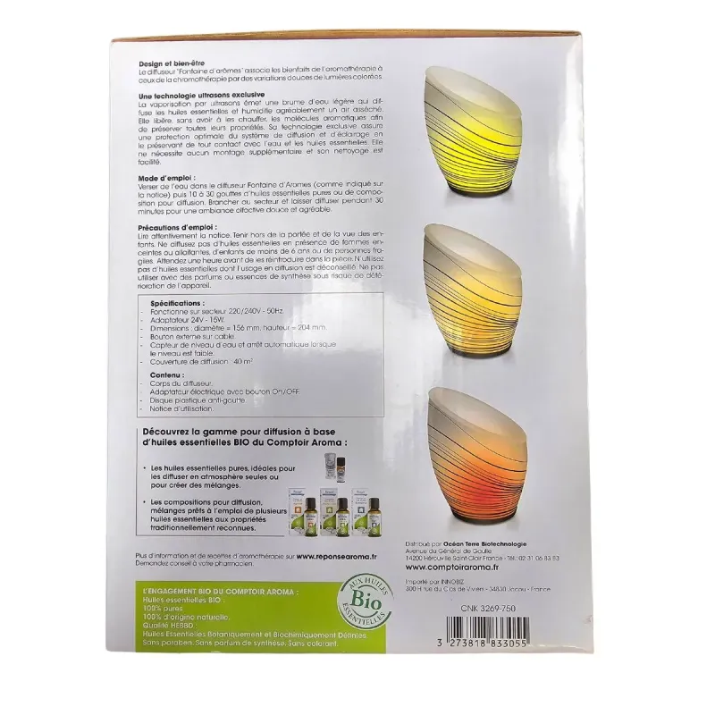 Le Comptoir Aroma Diffuseur Fontaine d'Arômes