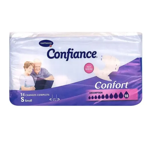 Confiance Confort Absorption 10 Taille S 14 changes complets Confiance Confort Absorption 10 Taille S 14 changes complets