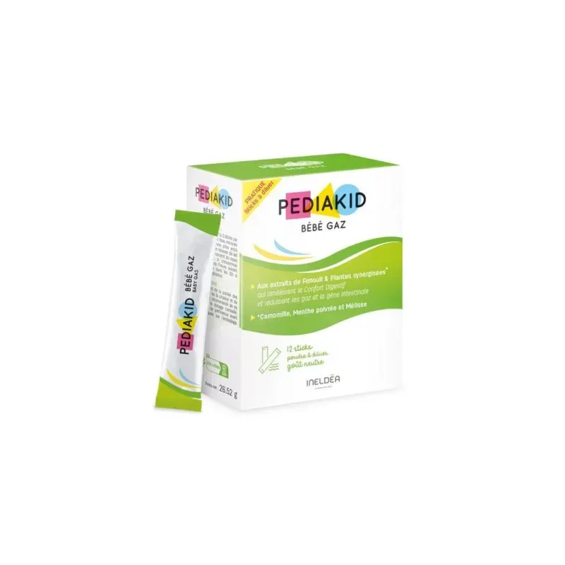 Pediakid Bébé Gaz 12 sticks