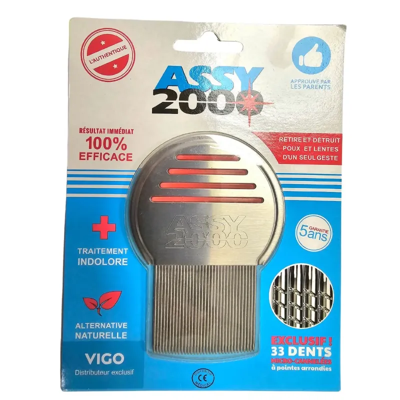 Assy 2000 Peigne Pour Poux et Lentes Assy 2000 Peigne Pour Poux et Lentes