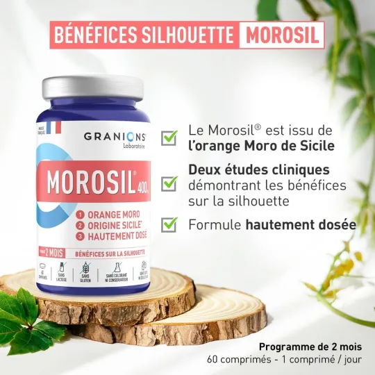 Granions Morosil 400mg 60 comprimés Granions Morosil 400mg 60 comprimés