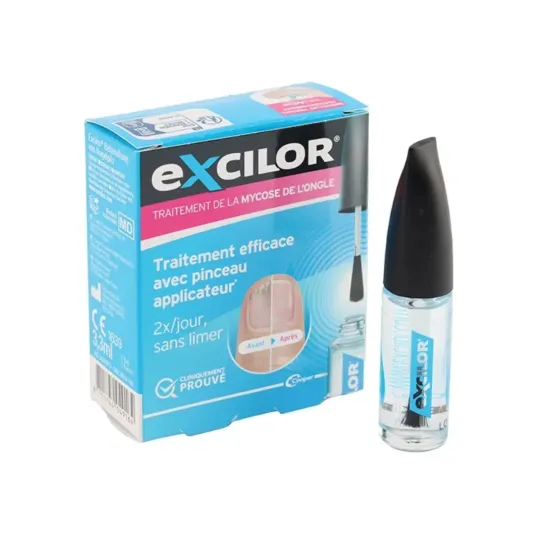 Excilor Mycose de l'Ongle Solution 3,3 ml Excilor Mycose de l'Ongle Solution 3,3 ml
