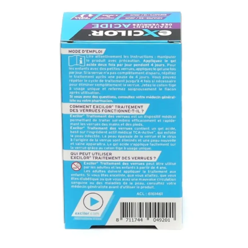 Excilor Acide Traitement des Verrues 4ml