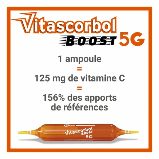 Vitascorbol Boost 5 G 20 Ampoules Vitascorbol Boost 5 G 20 Ampoules