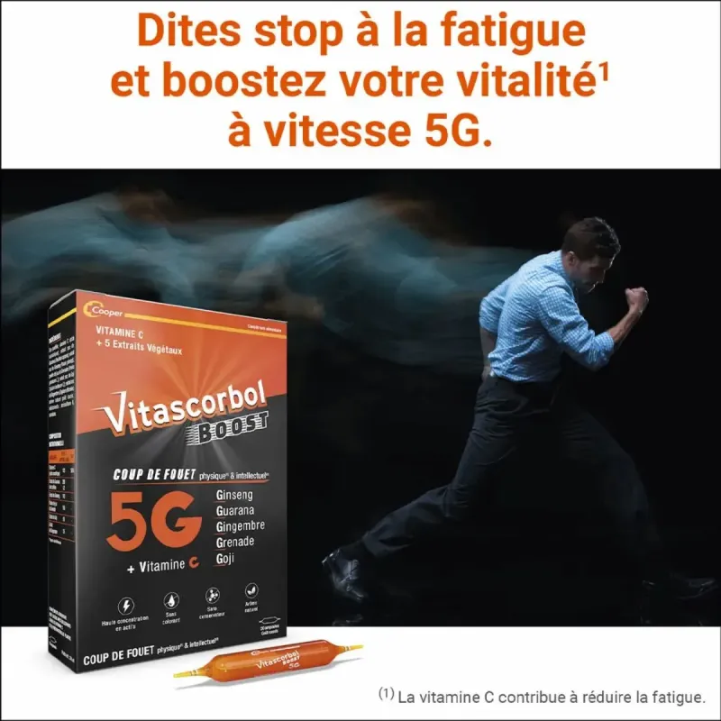 Vitascorbol Boost 5 G 20 Ampoules Vitascorbol Boost 5 G 20 Ampoules