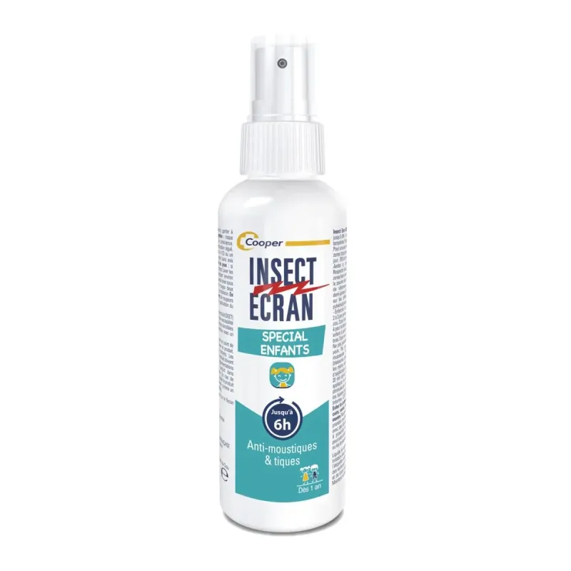 Insect Ecran Spécial Enfants Moustiques & Tiques 100ml Insect Ecran Spécial Enfants Moustiques & Tiques 100ml