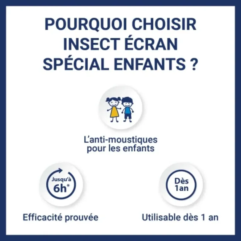 Insect ÉCRAN Spécial Enfants Moustiques & Tiques Insect ÉCRAN Spécial Enfants Moustiques & Tiques
