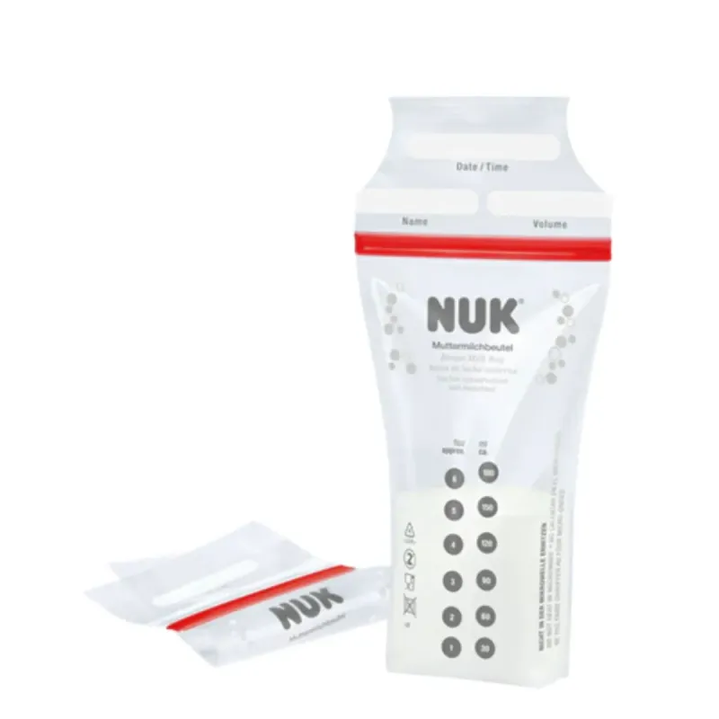 Nuk 25 Sachets de Conservation de Lait Maternel 180ml Nuk 25 Sachets de Conservation de Lait Maternel 180ml