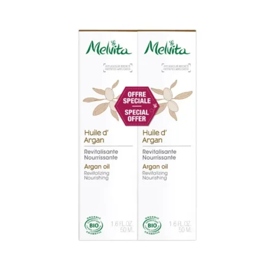 Melvita Huile d'Argan Bio 2X50ml