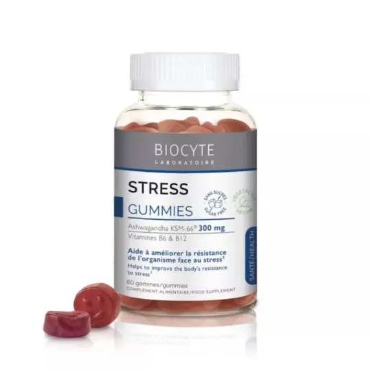 Biocyte Stress Gummies 60 Gommes Biocyte Stress Gummies 60 Gommes