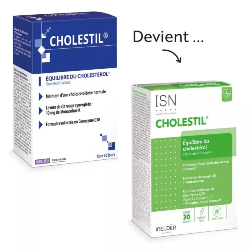 ISN Cholestil Equilibre Cholestérol 30 gélules