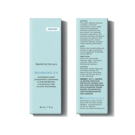 SkinCeuticals Resveratrol BE Concentré Antioxydant Nuit 30ml