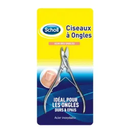 Scholl Ciseaux à Ongles Durs et Epais