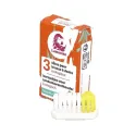 Lamazuna 3 Têtes de Brosses à Dents Souple