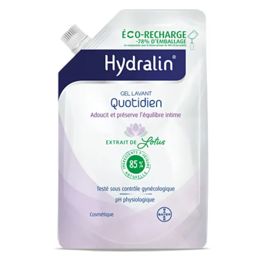 Hydralin Quotidien Gel Lavant Eco Recharge 400ml