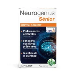 Les 3 Chênes Neurogenius Sénior 20 Sticks