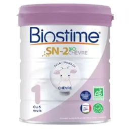 Biostime SN-2 Bio Chèvre Lait Bébé 0-6 mois 800g