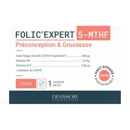 Densmore Folic'Expert Préconception et Grossesse 90 comprimés