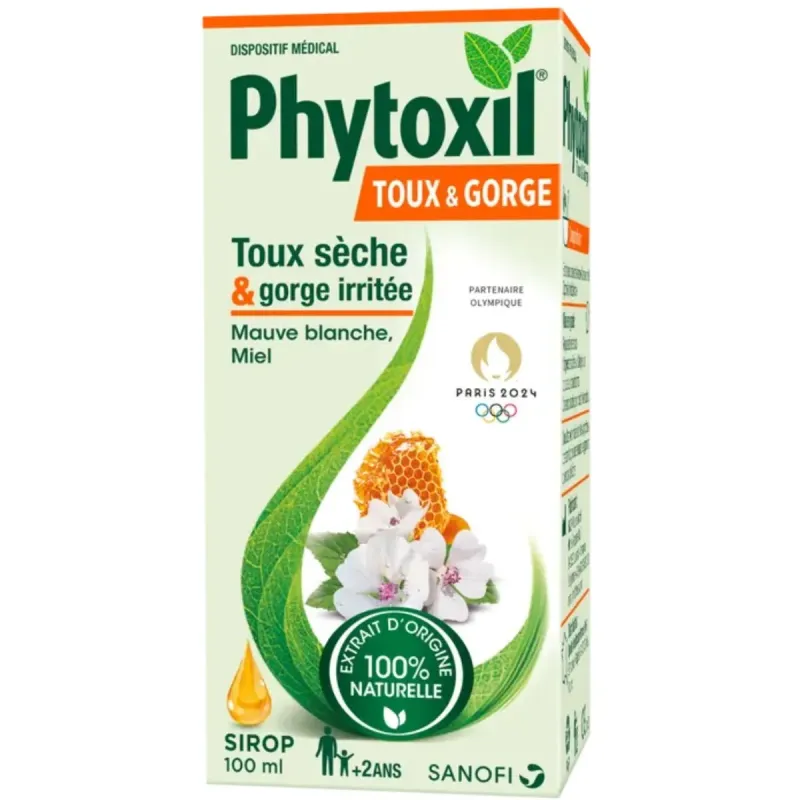 Sanofi Phytoxil Sirop Toux Sèche et Gorge Irritée 100ml