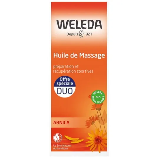 Weleda Arnica Huile de Massage 2X100ml Weleda Arnica Huile de Massage 2X100ml