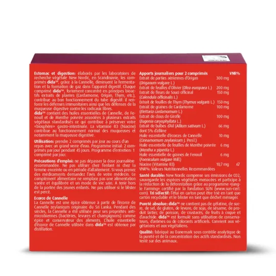 New Nordic Dida 60 comprimés New Nordic Dida 60 comprimés